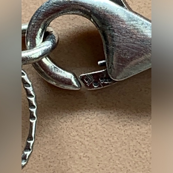 Silpada Vintage Sterling, Copper Coin & Freshwater Pearl 2-Tiered Link Necklace - Picture 7 of 15